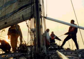 Unter Spinnaker zum Fastnet Rock